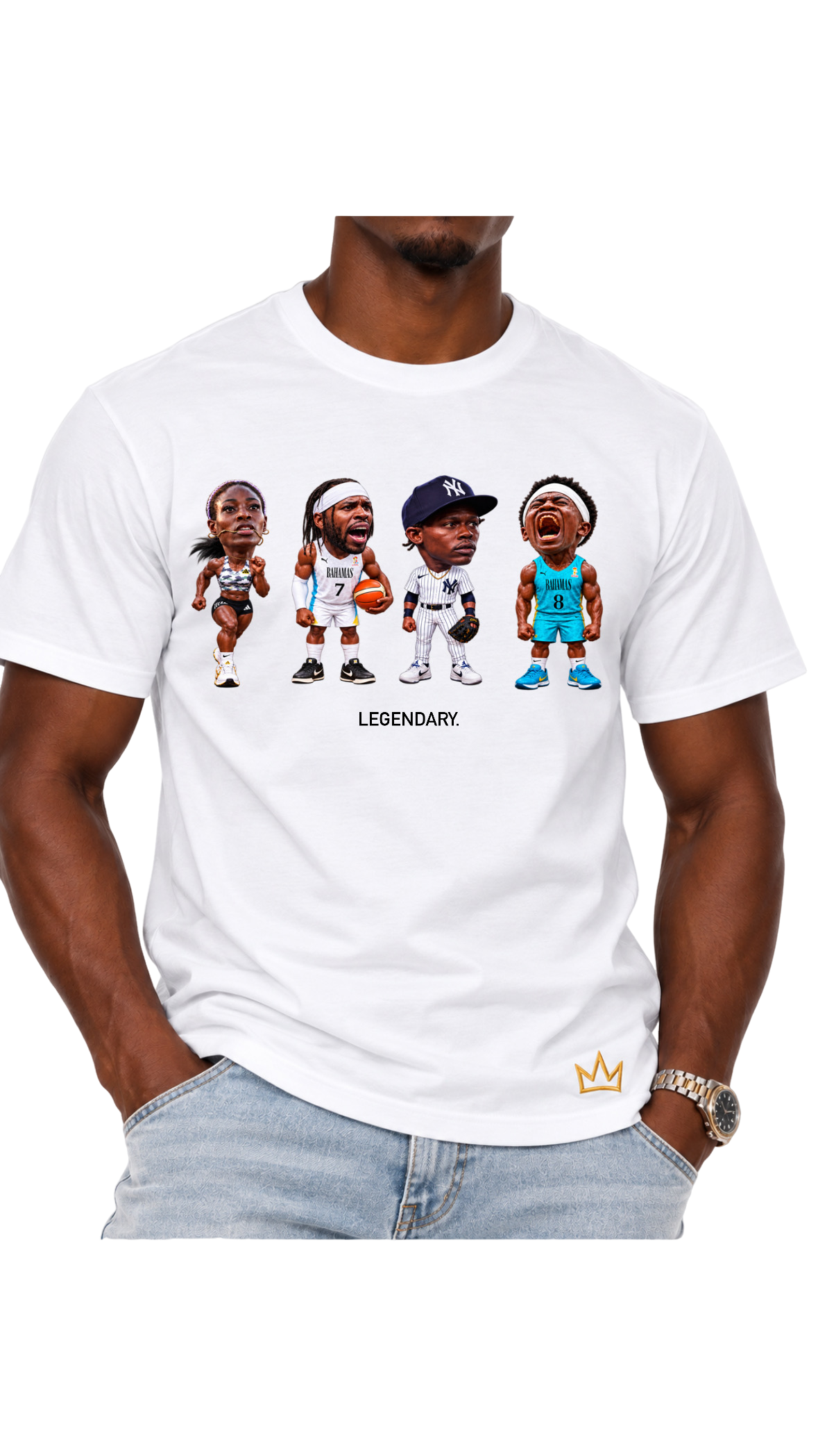 Bahamian Legends Tee (White)